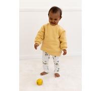 Sweatshirt LILIPUT "Yellow", Mädchen, Gr. 86/92, gelb, 20% Polyester, 80% Baumwolle, unifarben, normal, Rundhals, Sweatshirts Sweatshirt, mit elastischen Bündchen (35822926-86) gelb