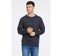 Sweatshirt LINDBERGH "Sweatshirt Relaxed Fit", Herren, Gr. L, blau (navy), Obermaterial: 70% Baumwolle, 30% Polyester, unifarben, lässig geschnitten, Sweatshirts Sweatshirt (40794830-L) navy