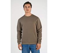 Sweatshirt LINDBERGH "Sweatshirt Relaxed Fit", Herren, Gr. L, braun, Obermaterial: 60% Baumwolle, 40% Polyester, lässig geschnitten, Sweatshirts Sweatshirt (92117643-L) braun
