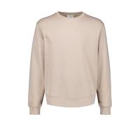 Sweatshirt LINDBERGH "Sweatshirt Relaxed Fit", Herren, Gr. L, stone, Obermaterial: 60% Baumwolle, 40% Polyester, lässig geschnitten, Sweatshirts Sweatshirt (94248913-L) stone