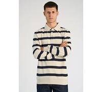 Sweatshirt LINDBERGH "Sweatshirt Relaxed Fit", Herren, Gr. M, pearl weiß, Obermaterial: 85% Baumwolle, 15% Polyester, lässig geschnitten, Sweatshirts Sweatshirt (42370247-M) pearl weiß