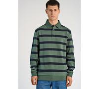 Sweatshirt LINDBERGH "Sweatshirt Relaxed Fit", Herren, Gr. M, pine grün, Obermaterial: 85% Baumwolle, 15% Polyester, lässig geschnitten, Sweatshirts Sweatshirt (89239266-M) pine grün