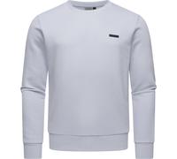 Sweater RAGWEAR "Indie", Herren, Gr. XXXL (58), grau (stein), Sweatware, 70% Baumwolle, 30% Polyester, gerade hüftlang, Rundhals, Ärmel ohne Ärmelschlitz Rippbündchen, Sweatshirts Sweater, Cooler Basi