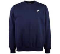 Sweatshirt LOTTO, Herren, Gr. L (52/54), blau (marineblaus), 80% Baumwolle, 20% Polyester, unifarben, Rundhals, Rippbündchen, Sweatshirts Sweatshirt, - in sportlich-schlichtem Design (37386625-L) mari