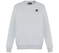 Sweatshirt LOTTO, Herren, Gr. L (52/54), grau (high, rise), 75% Baumwolle, 22% Polyester, 3% Viskose, unifarben, Rundhals, Rippbündchen, Sweatshirts Sweatshirt, - in sportlich-schlichtem Design (78963