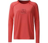 Sweatshirt LPO "Sweatshirt Lotta", Damen, Gr. 44L, poppy rot, 92% Polyester, 8% Elasthan, regular fit, Sweatshirts Sweatshirt (58357440-44) poppy rot