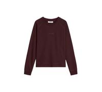 Sweatshirt MARC O'POLO DENIM "aus Organic Cotton", Damen, Gr. XS, espresso braun, Obermaterial: 100% Baumwolle, unifarben, relaxed fit, Rundhals, Bündchen, Sweatshirts Sweatshirt (47331020-XS) espress