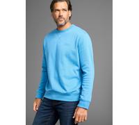 Sweatshirt MAN'S WORLD, Herren, Gr. 4XL (68/70), blau (hellblau), angeraute Sweatware, Obermaterial: 60% Baumwolle, 40% Polyester, Basic, regular fit hüftbedeckend, Rundhals, Rippbündchen, Sweatshirts