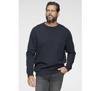 Sweatshirt MAN'S WORLD, Herren, Gr. XXL (60/62), blau (dunkelblau), angeraute Sweatware, Obermaterial: 60% Baumwolle, 40% Polyester, Basic, regular fit hüftbedeckend, Rundhals, Rippbündchen, Sweatshir