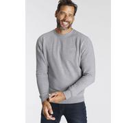 Sweatshirt MAN'S WORLD "in vielen Top Farben Perfekt für Alltag, Freizeit und Büro", Herren, Gr. 5XL (72/74), grau (hellgrau melange), angeraute Sweatware, Obermaterial: 60% Baumwolle, 40% Polyester,