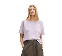 Sweatshirt MARC O'POLO "aus Organic Cotton", Damen, Gr. L, dusty lavender, Obermaterial: 100% Baumwolle, unifarben, loose fit, U-Boot-Ausschnitt, normaler Saum, Sweatshirts Sweatshirt (65750818-L) dus