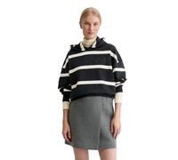 Sweatshirt MARC O'POLO "aus Organic Cotton", Damen, Gr. S, dunkelblau, Obermaterial: 100% Baumwolle, unifarben, relaxed fit, Rundhals, Rippbündchen, Sweatshirts Sweatshirt (38256552-S) dunkelblau