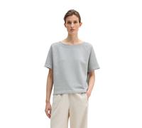 Sweatshirt MARC O'POLO "aus Organic Cotton", Damen, Gr. XS, grau horizon, Obermaterial: 100% Baumwolle, unifarben, loose fit, U-Boot-Ausschnitt, normaler Saum, Sweatshirts Sweatshirt (59210617-XS) gra