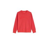 Sweatshirt MARC O'POLO "aus reinem Organic Cotton", Jungen, Gr. 176, rot, Obermaterial: 100% Baumwolle, unifarben, regular fit, Rundhals, Rippbündchen, Sweatshirts Sweatshirt (27567114-176) rot