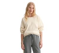 Sweatshirt MARC O'POLO "aus reiner Bio-Baumwolle", Damen, Gr. L, raw cream, Obermaterial: 100% Baumwolle, unifarben, relaxed fit, Rundhals, Rippbündchen, Sweatshirts Sweatshirt (78229921-L) raw cream