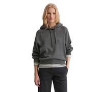 Sweatshirt MARC O'POLO "aus reiner Bio-Baumwolle", Damen, Gr. XXL, warm granite melange, Obermaterial: 100% Baumwolle, unifarben, regular fit, Rundhals, Rippbündchen, Sweatshirts Sweatshirt (62587839-