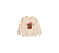 Sweatshirt MARC O'POLO "aus reiner Bio-Baumwolle", Mädchen, Gr. 116/122, beige, Obermaterial: 100% Biobaumwolle, unifarben, regular fit, Rundhals, Rippbündchen, Sweatshirts Sweatshirt (50902610-116) b