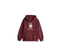Sweatshirt MARC O'POLO "aus weichem Bio-Baumwoll-Sweat", Jungen, Gr. 104/110, braun (rot), Obermaterial: 100% Baumwolle, unifarben, regular fit, Bündchen, Sweatshirts Sweatshirt (98261724-104) rot