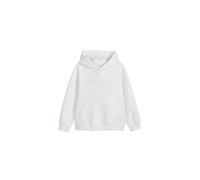 Sweatshirt MARC O'POLO "aus weichem Bio-Baumwoll-Sweat", Mädchen, Gr. 104/110, eggweiß, Obermaterial: 100% Baumwolle, unifarben, regular fit, Rippbündchen, Sweatshirts Sweatshirt (18024026-104) eggwei