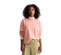 Sweatshirt MARC O'POLO DENIM "aus gewaschener Bio-Baumwolle", Damen, Gr. S, rose powder, Obermaterial: 100% Baumwolle, unifarben, relaxed fit, Rundhals, doppelte Bündchen, Sweatshirts Sweatshirt (5955