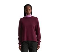 Sweatshirt MARC O'POLO DENIM "aus Organic Cotton", Damen, Gr. L, rot (mahagony jam), Obermaterial: 100% Baumwolle, unifarben, relaxed fit, Rundhals, Bündchen, Sweatshirts Sweatshirt (72602657-L) mahag