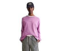 Sweatshirt MARC O'POLO DENIM "aus Organic Cotton", Damen, Gr. L, smoky grape, Obermaterial: 100% Baumwolle, unifarben, relaxed fit, Rundhals, Bündchen, Sweatshirts Sweatshirt (21574410-L) smoky grape