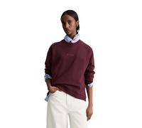 Sweatshirt MARC O'POLO DENIM "aus Organic Cotton", Damen, Gr. XL, merlot rot, Obermaterial: 100% Baumwolle, unifarben, relaxed fit, Rundhals, Bündchen, Sweatshirts Sweatshirt (61000863-XL) merlot rot