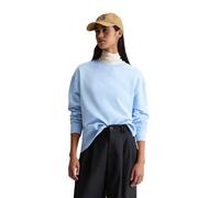 Sweatshirt MARC O'POLO DENIM "aus Organic Cotton-Mix", Damen, Gr. XL, blau dusk, Obermaterial: 90% Baumwolle, 10% Polyester, unifarben, relaxed fit, Rundhals, Bündchen, Sweatshirts Sweatshirt (4172953