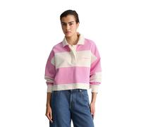 Sweatshirt MARC O'POLO DENIM "aus reinem Organic Cotton", Damen, Gr. L, light pink, Obermaterial: 100% Baumwolle, gestreift, relaxed fit, Bündchen, Sweatshirts Sweatshirt (78212962-L) light pink