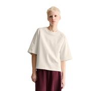 Sweatshirt MARC O'POLO DENIM "aus reinem Organic Cotton", Damen, Gr. S, silky weiß, Obermaterial: 100% Baumwolle, unifarben, relaxed fit, Rundhals, normaler Saum, Sweatshirts Sweatshirt (21058353-S) s