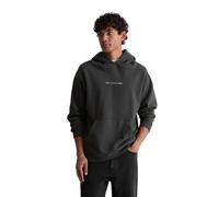 Marc OߴPolo Denim Herren Hoodie aus Bio-Baumwolle mit Logo-Print, Schwarz (Black), L