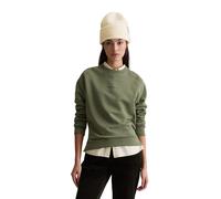 Sweatshirt MARC O'POLO DENIM, Damen, Gr. M, desert sage, Sweatware, Obermaterial: 100% Baumwolle, relaxed fit hüftlang, Rundhals, Rippbündchen, Sweatshirts Sweatshirt, Rückenteil dezent länger, kleine