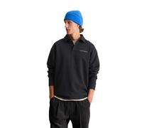 Sweatshirt MARC O'POLO DENIM, Herren, Gr. L, schwarz, Sweatware, Obermaterial: 100% Baumwolle, relaxed fit normal, Rippbündchen, Sweatshirts Sweatshirt, relaxed aus reiner Bio-Baumwolle (12791129-L) s