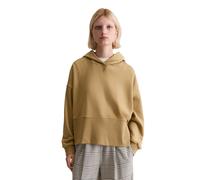 Sweatshirt MARC O'POLO DENIM "mit breitem Rippbund", Damen, Gr. XL, chestnut chocolate, Obermaterial: 90% Baumwolle, 10% Polyester, unifarben, relaxed fit, Rippbündchen, Sweatshirts Sweatshirt (146622