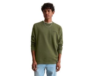 Sweatshirt MARC O'POLO DENIM "mit großem Rückenprint", Herren, Gr. L, schwarz moss, Obermaterial: 100% Baumwolle, unifarben, relaxed fit, Rundhals, Rippbündchen, Sweatshirts Sweatshirt (74834431-L) sc