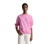 Sweatshirt MARC O'POLO DENIM "mit markantem Rückenprint", Damen, Gr. L, pale bubblegum, Obermaterial: 100% Baumwolle, unifarben, oversize, Rundhals, Rippbündchen, Sweatshirts Sweatshirt (24834811-L) p