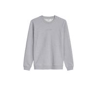 Sweatshirt MARC O'POLO DENIM "Sweatshirt Crew Neck, Print, Melange, Reg Fit 1er Pack", Herren, Gr. M, grau (hellgrau), Obermaterial: 100% Baumwolle CO., Sweatshirts Sweatshirt (56644948-M) hellgrau
