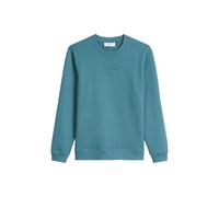 Sweatshirt MARC O'POLO DENIM "Sweatshirt Crew Neck, Print, Reg Fit 1er Pack", Herren, Gr. M, blau (petrol (north sea)), Obermaterial: 100% Baumwolle CO., Sweatshirts Sweatshirt (81618014-M) petrol (no