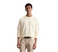 Sweatshirt MARC O'POLO, Herren, Gr. XXL, weiß (weiß cotton), Sweatware, Obermaterial: 100% Baumwolle, unifarben, casual, regular fit normal, Rundhals, Langarm Bündchen, Sweatshirts, Rundhalsausschnitt