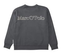 Sweatshirt MARC O'POLO, Jungen, Gr. 140, grau (dunkelgrau), Sweatware, Obermaterial: 100% Baumwolle, normal, Rundhals, Rippbündchen, Sweatshirts Sweatshirt (93222813-140) dunkelgrau