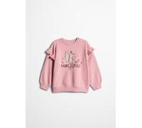 Sweatshirt MARC O'POLO, Mädchen, Gr. 116/122, rosa (rot), Sweatware, Obermaterial: 100% Baumwolle, Rundhals, Sweatshirts Sweatshirt (31482246-116) rot