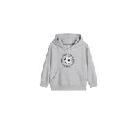 Sweatshirt MARC O'POLO "mit Fußball-Motiv", Jungen, Gr. 92/98, grau, Obermaterial: 100% Baumwolle, unifarben, regular fit, Rippbündchen, Sweatshirts Sweatshirt (98980446-92) grau