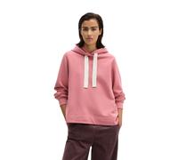 Sweatshirt MARC O'POLO "mit gepeachter Oberfläche", Damen, Gr. S, rosa (berry rose), Obermaterial: 100% Baumwolle, unifarben, loose fit, Rundhals, Rippbündchen, Sweatshirts Sweatshirt (58170937-S) ber