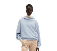 Sweatshirt MARC O'POLO "mit kuscheliger Innenseite", Damen, Gr. S, blau (glacial blau), Obermaterial: 100% Baumwolle, unifarben, loose fit, Rippbündchen, Sweatshirts Sweatshirt (92876531-S) glacial bl