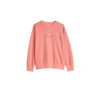 Sweatshirt MARC O'POLO "mit Logoprint auf beiden Seiten", Mädchen, Gr. 152, rot, Obermaterial: 100% Baumwolle, unifarben, relaxed fit, Rundhals, Rippbündchen, Sweatshirts Sweatshirt (54672623-152) rot