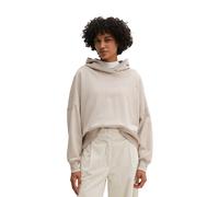 Sweatshirt MARC O'POLO "mit recycelter Baumwolle", Damen, Gr. L, beige (natural), Obermaterial: 100% Baumwolle, unifarben, oversize, Rundhals, Rippbündchen, Sweatshirts Sweatshirt (36063341-L) natural