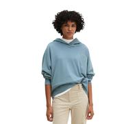 Sweatshirt MARC O'POLO "mit recycelter Baumwolle", Damen, Gr. M, blau (stormy sea), Obermaterial: 100% Baumwolle, unifarben, oversize, Rundhals, Rippbündchen, Sweatshirts Sweatshirt (15893838-M) storm