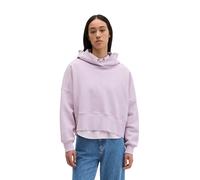 Sweatshirt MARC O'POLO "mit recycelter Baumwolle", Damen, Gr. XL, dusty lavender, Obermaterial: 100% Baumwolle, unifarben, loose fit, Rundhals, Bündchen, Sweatshirts Sweatshirt (28762659-XL) dusty lav