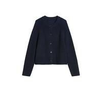 Sweatshirt MARC O'POLO "Strickjacke Cardigans Longsleeve 1er Pack", Damen, Gr. S, blau (dunkelblau), Obermaterial: 100% Baumwolle CO., Sweatshirts Sweatshirt (11478330-S) dunkelblau