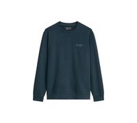 Sweatshirt MARC O'POLO "Sweatshirt Sweatshirt Longsleeve 1er Pack", Herren, Gr. M, blau (blau (schwarz navy)), Obermaterial: 100% Baumwolle CO., Sweatshirts Sweatshirt (22523307-M) blau (schwarz navy)